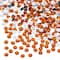 John Bead Acrylic Round Flat Back Rhinestones, 4mm